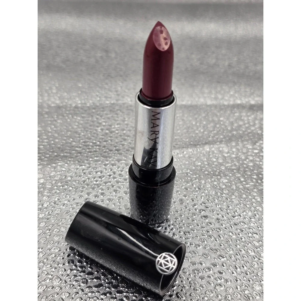Mary Kay Gel Semi-Matte Lipstick Apple Berry 094640 Deep Red‎ Berry Made USA O2